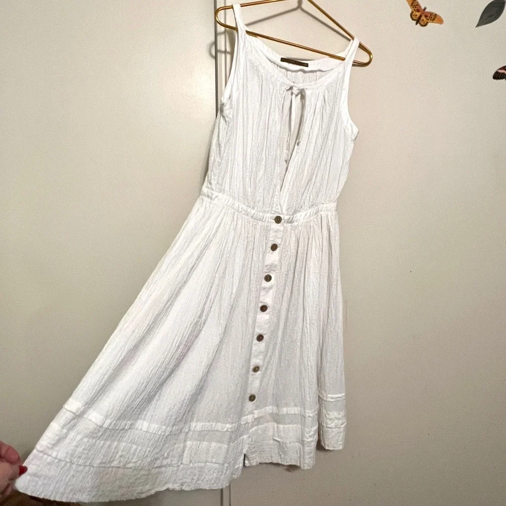 Jenni Kayne White Cotton Dress 12 - Picture 2 of 14